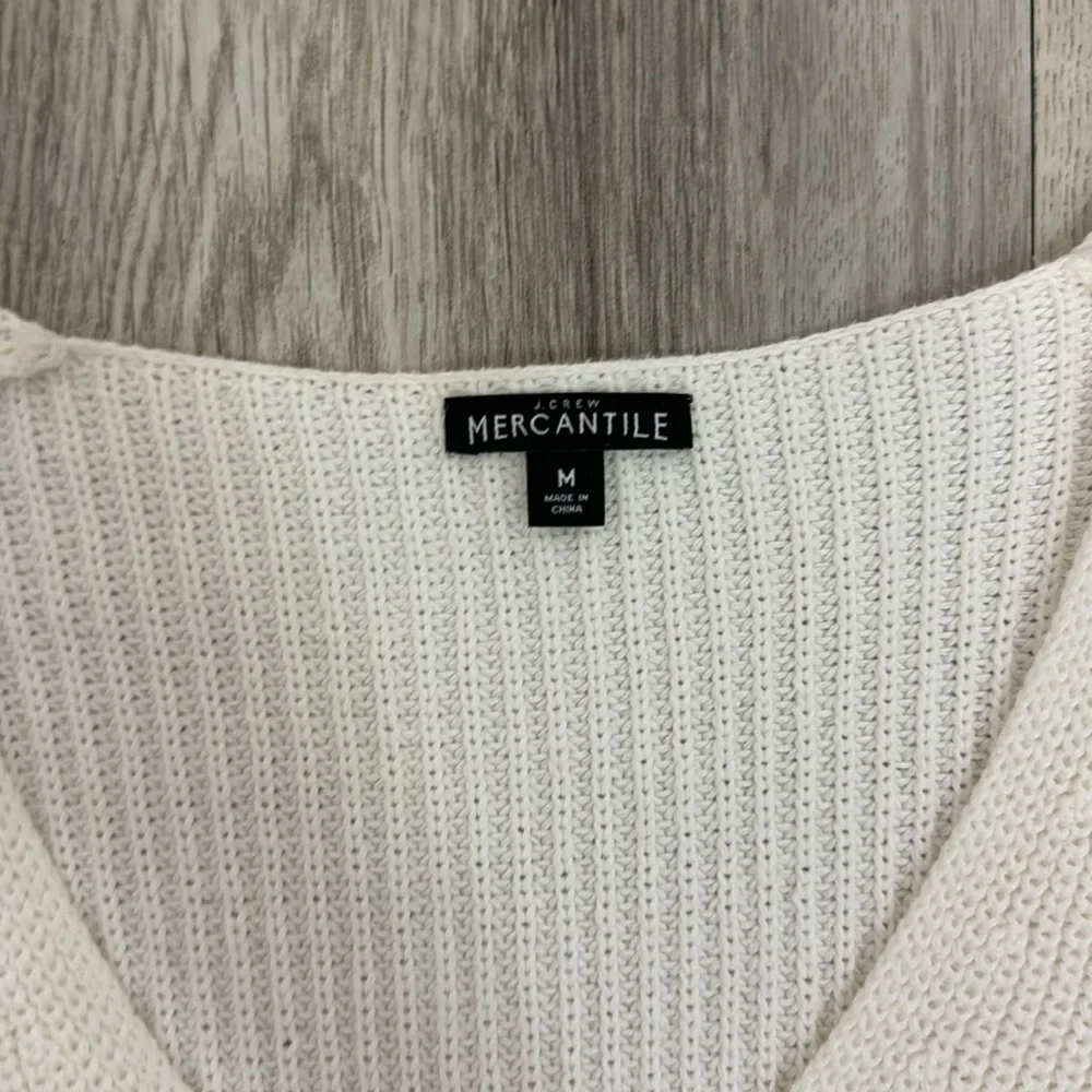 J. Crew Merchantile women’s white medium sweater